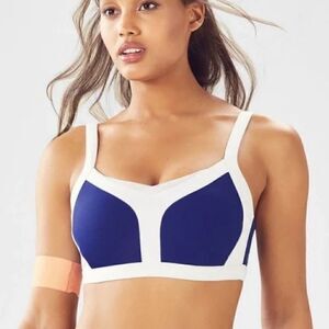 Fabletics royal blue full coverage sports bra